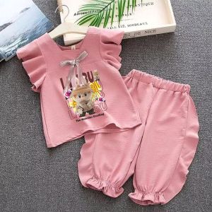 Setelan Baju Anak Perempuan Bahan Crinkel Motif Viral 1-5 Tahun Terbaru 2025