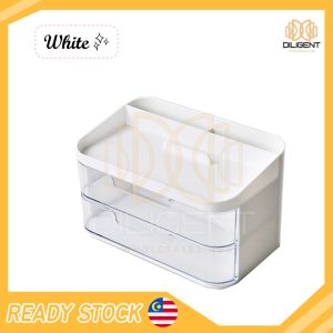 【D291 READY STOCK】Multifunctional Storage Box With Large Drawers Makeup Organizer Box Stationery Skincare Storage Box