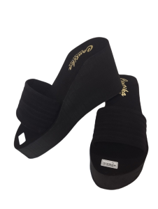 Cantika Sandal Wedges 11 cm Kokop Balok Wanita Kekinian
