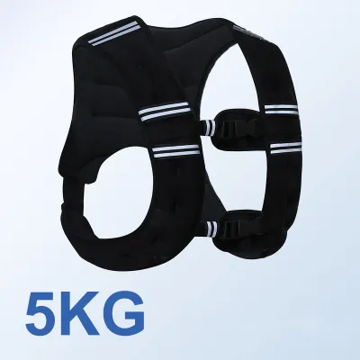 SG READY STOCK Weighted Vest 5/10KG Workout Equipment Body Weight Vest Adjustable Strap