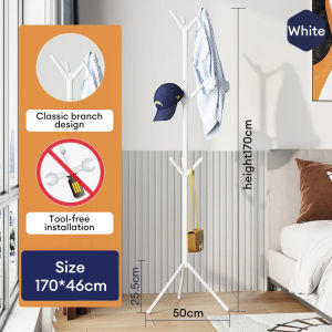 BEASTLAND Coat rack stand simple solid wood hanger home decoration clothes rack hanging bag Organizer