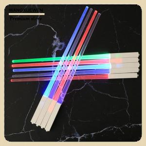 [COD] 1 pcs LED lightsaber sáng đũa có thể tháo rời có thể giặt tái sử dụng miễn phí Bộ đồ ăn cho nhà bếp bữa ăn tối