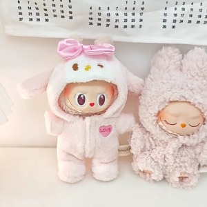 Doll Cartoon Costume Cosplay Romper For 17Cm Sitting Doll Plush Figure Character Doll Clothes for Child Pretend Play