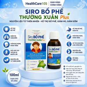 SIRO BỔ PHẾ THƯỜNG XUÂN - Hỗ trợ giảm ho bổ phế giảm đờm - lọ 100ml