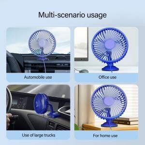 USB Powereds Fan Với An Toàn Tựa Đầu Clip miếng hít 360 Có Thể Điều Chỉnh Luồng Không Khí Cho du lịch bằng ô tô Văn Phòng Nhà Không Gian