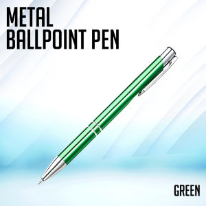 MP00 1pc Metal Ballpoint Pen Office School Stationery Retractable Ball Point Pen
