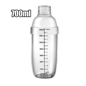 700ml Acrylic Milktea Shaker Cocktail Juice Shaker Bottle Blender  Bar Supplies