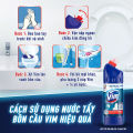 Nước Tẩy Bồn Cầu Vim Xanh Biển Diệt Khuẩn - Chai 880ML. 