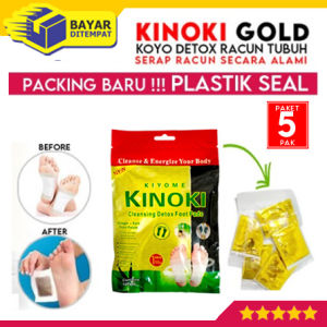 [Paket 50Biji] Kinoki Gold Emas Koyo Detox Detok Serap Racun Tubuh Alami Herbal Koyok Kiyome