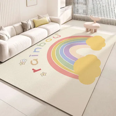 Hot Saleliving Room Carpet Waterproof Pvc Erasable And Washable Household Children S Baby Bedroom Mat Climbing Pad Floor Mat Crawling Mat