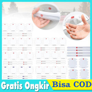 8Pc/set Sticker Gagang Pintu Mobil Emblem Stiker Handle Pintu Mobil Anti Gores Untuk Toyota Handa Suzuki Nissan Dll