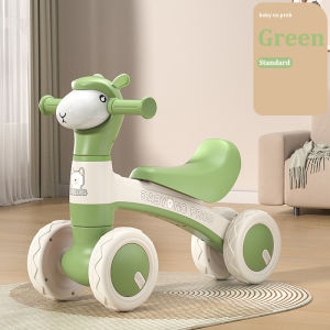 Yowxii Childrens Alpaca Balance Bike For Kids Toys For Boy/Girl Mini Bike For Baby Toddler With 4 Wheels Kids Scooter
