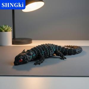 SHNGki 3D In Di Chuyển Liền Thằn Lằn Phim Hoạt Hình Bức Tượng Trang Trí Bàn Bảng Trang Trí Nội Thất Cho Trẻ Em Và Người Lớn Món Quà