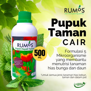 Pupuk Hayati TAMAN Cair RUMOS 500ML – Khusus Tanaman Hias & Taman