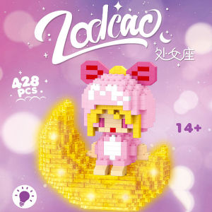 PAIFU Mini Building Blocks Bricks Toy For Kids 3D Diamond Astronaut Nano Block Cute Cartoon Decoration Micro Particles Compatible Brick Educational Toys Give Holiday Christmas Hello Kitty Gift Others