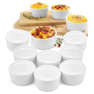 ถ้วย ถ้วยคัพเค้ก เซรามิก ถ้วยอบขนม ถ้วยอบขนมเค้ก ถ้วยอบคัพเค้ก 7ซม. 9ซม. 10ซม. ถ้วยอบเซรามิค ถ้วยเซรามิค ถ้วยน้ำจิ้ม ถ้วยสีขาว เข้าไมโครเวฟได้