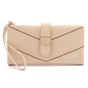 Fashion Women Long Wallet Thread Coin Purse High Capacity Female Purse