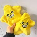 Angry Moving Stars Chiikawa Plush Toy Cute Yellow Pentagonal Heart Expression Stars Plush Soft Kawaii Toys Gifts for Kids. 