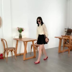 Korean-Style Jelly Shoes For Women Fashionable Plastic Flat-Soled Shoes With Internal Height Increase Peep-Toe Design Palace-Style Bowknot Loafers For Women