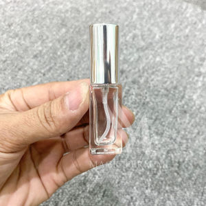 Chai đựng nước hoa thủy tinh cao cấp vuông loại dày loại ngắn dung tích 5ml dạng phun sương