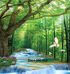 Tranh gạch men 3d ốp tường ngoài trời - SCX53