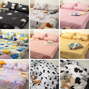 Bedcover Set Sprei Sarban Dan Sargul 180 x 200 x 30 Bahan 100% Polyester