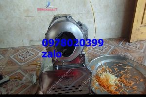 Máy thái sợi rau củ như su hào cà rốt khoai tây đu đu