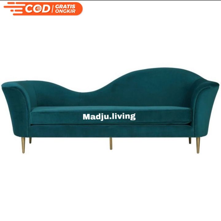 sofa viral /sofa costum / sofa art deco style 2 / sofa elegan | Lazada