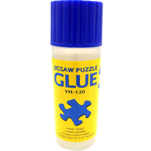 Jigsaw Puzzle Glue 120ml Fast Dry Non Toxic Self Apply For DIY Sticking Paper