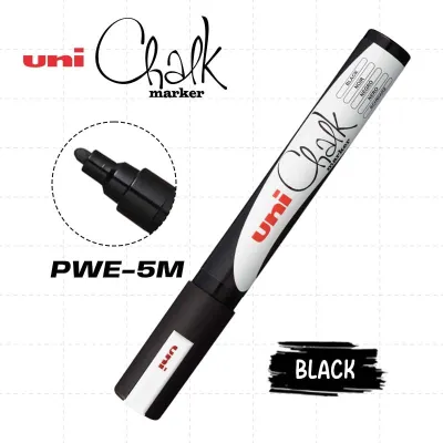 PWE-5M Uni Chalk Marker – Vibrant & Bold Liquid Chalk for Glass Chalkboards & Windows