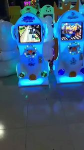 Arcade Coin Operated Game Machine Driving Simulator Motherboard Rolling Car Racing Game Kit Children Amusement Ticket Dispenser