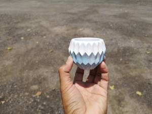 แม่พิมพ์ซิลิโคนเนื้อนิ่มสําหรับทํากระถางปูน หล่อเรซิ่น ทรงกรวยเซาะร่อง เรขาคณิต แบบแม่พิมพ์ซิลิโคนทํากระถาง แม่พิมทํากระถาง