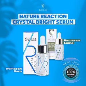(2pcs BISA COD) Serum Wajah NR Original NATURE REACTION CRYSTAL BRIGHT LIP GLOW SERUM BIBIR Whitening Brightening & Moisturizing Serum Pemutih Pencerah Kulit Wajah Glowing Alami BPOM Halal