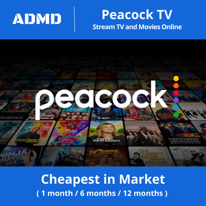 Peacock TV Premium Account 4K UltraHD Original Version Lazada