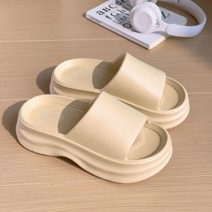 [Free Shipping] Thick-soled height-increasing slippers for women new 2026 summer model non-slip outdoor beach high-heeled sandals