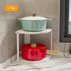 *SG Stock* Under Sink Organizer Rack Corner Organizer Rack Corner Storage Rack Countertop Organizer Rack Desktop Organizer Rack Spices and Seasoning Storage Rack Pans and Pots Storage Rack Pans Holder Pots Holder Pan Stands Pot Stands