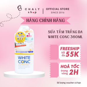 Sữa tắm trắng da White Conc Body Shampoo 360ml Nhật Bản