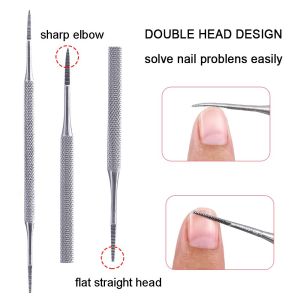 Professional for Toe Correction Ingrown Toenail Lifter Remove Nail Dirt Satin Edge Foot Care Tool Manicure Toenail Files Pedicure