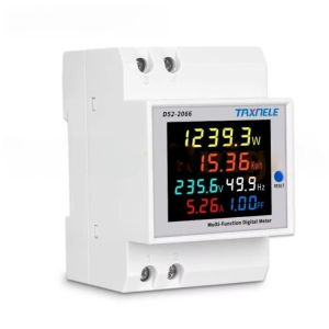 ApeaxFortis-din rail AC monitor 110V 220V Voltage Current Power Factor Active KWH Electric energy Frequency