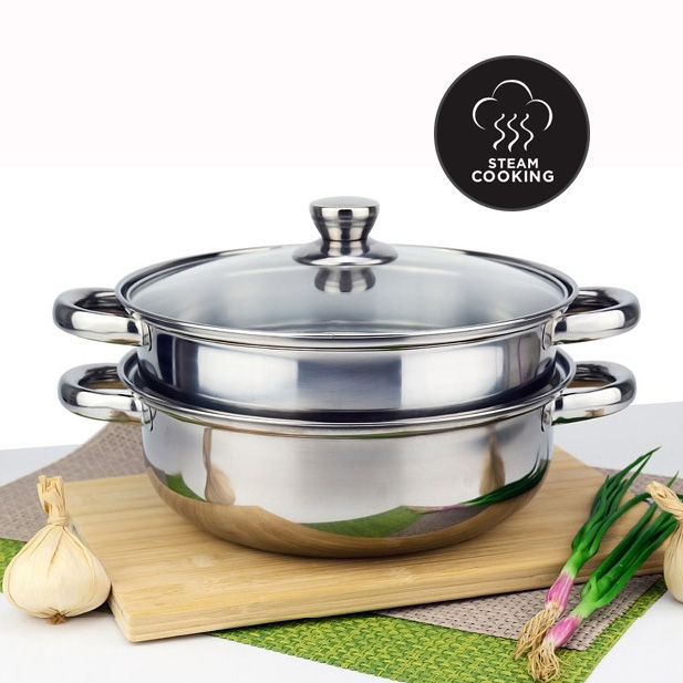 Innohut Multilayer Pot Set Stainless Steel Steamer Pot Steamboat Hotpot ...
