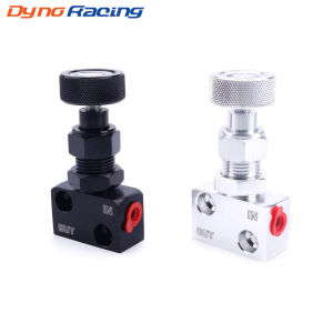 Car modified brake proportioning valve   Automotive rotary hydraulic drift handbrake distribution valve