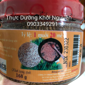 Mè rang muối Quy Nguyên tỉ lệ 1:20 hũ 168g