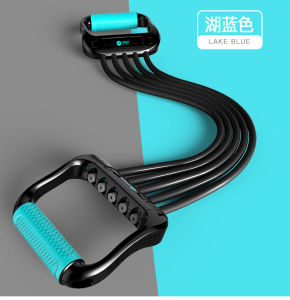 AE[ Spot Goods ] Mikela resistance trainer latex chest expander mens fitness multifunctional elastic rope womens arm strength trainer for home use
