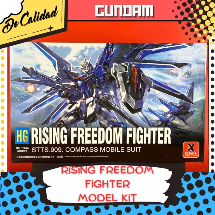 Rg Rising Freedom HG Rising Freedom Fighter Scale 1/144 Model Kit | Lazada PH