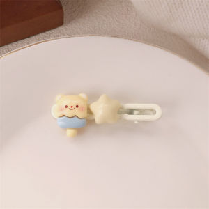 Butter bearด้วยเครื่องประดับผมนักเรียน คลิปหญิง สาวหวาน กิ๊บติดผมหมีร้อย การ์ตูนหวาน สาวเนยน่ารัก จะงอยปากเป็ดดาว