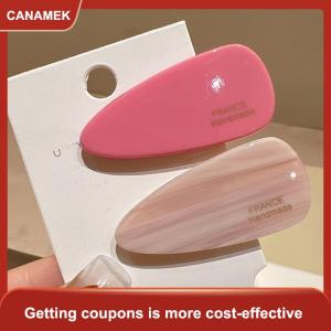 【CANAMEK 】 2PCS Cream Colored Hair Clip With Bangs On The Side Clip Broken Hair Clip Hair Clip On The Side New Duckbill Clip Headdress