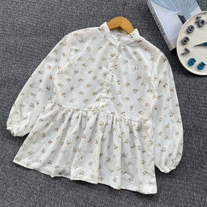 ATASAN BLOUSE MOTIF BUNGA / BLOUSE VINTAGE KOREAN LOOK / BLOUSE KERAH SANGHAI