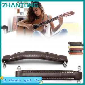 ZHANTONG Vintage Style Leather Guitar Amplifier Handle With Screws Used For Guitar Amplifier Speaker Gear Handle Instrument