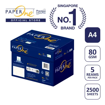 PaperOne™ All Purpose Premium Quality 80gsm Copy Paper A4 [1 Box]