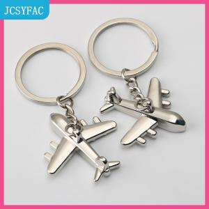 JCSYFAC Sáng Tạo Retro 3D máy bay kim loại Keychain Mặt dây chuyền Keyring Móc Chìa Khóa đồ trang sức